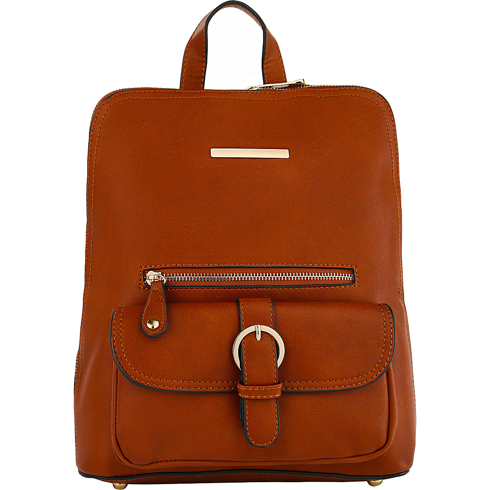 MKF Collection Sylvia Backpack with Cosmetic Pouch Brown MKF Collection Manmade Handbags
