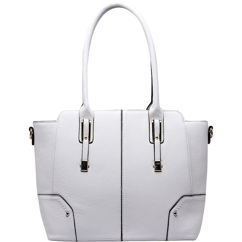 MKF Collection Harper Shoulder Bag White MKF Collection Manmade Handbags