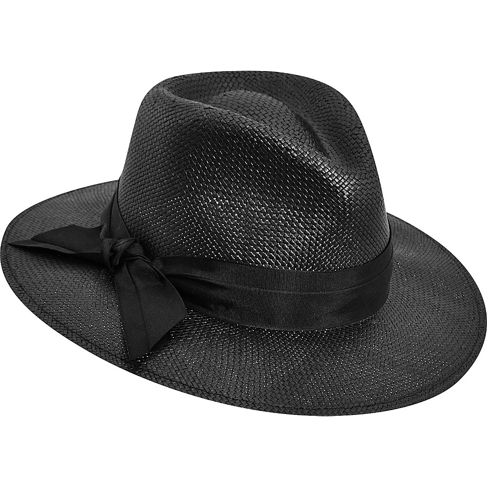 Karen Kane Hats Straw Trilby Ii Hat Black S M Karen Kane Hats Hats Gloves Scarves