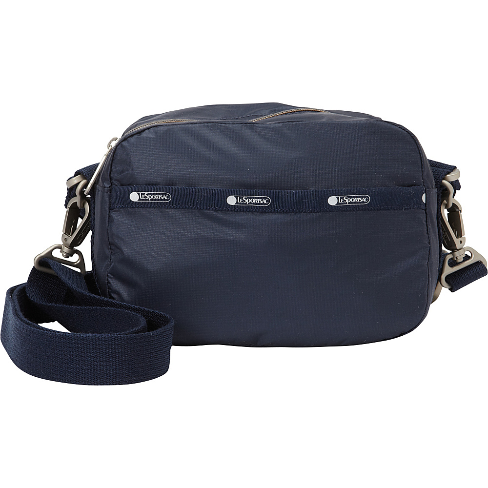 LeSportsac Cafe Convertible Crossbody Classic Navy C LeSportsac Fabric Handbags