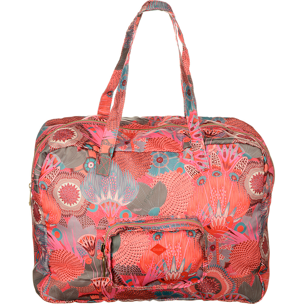 Oilily Folding Carry All Shoulder Bag Raspberry Oilily Fabric Handbags