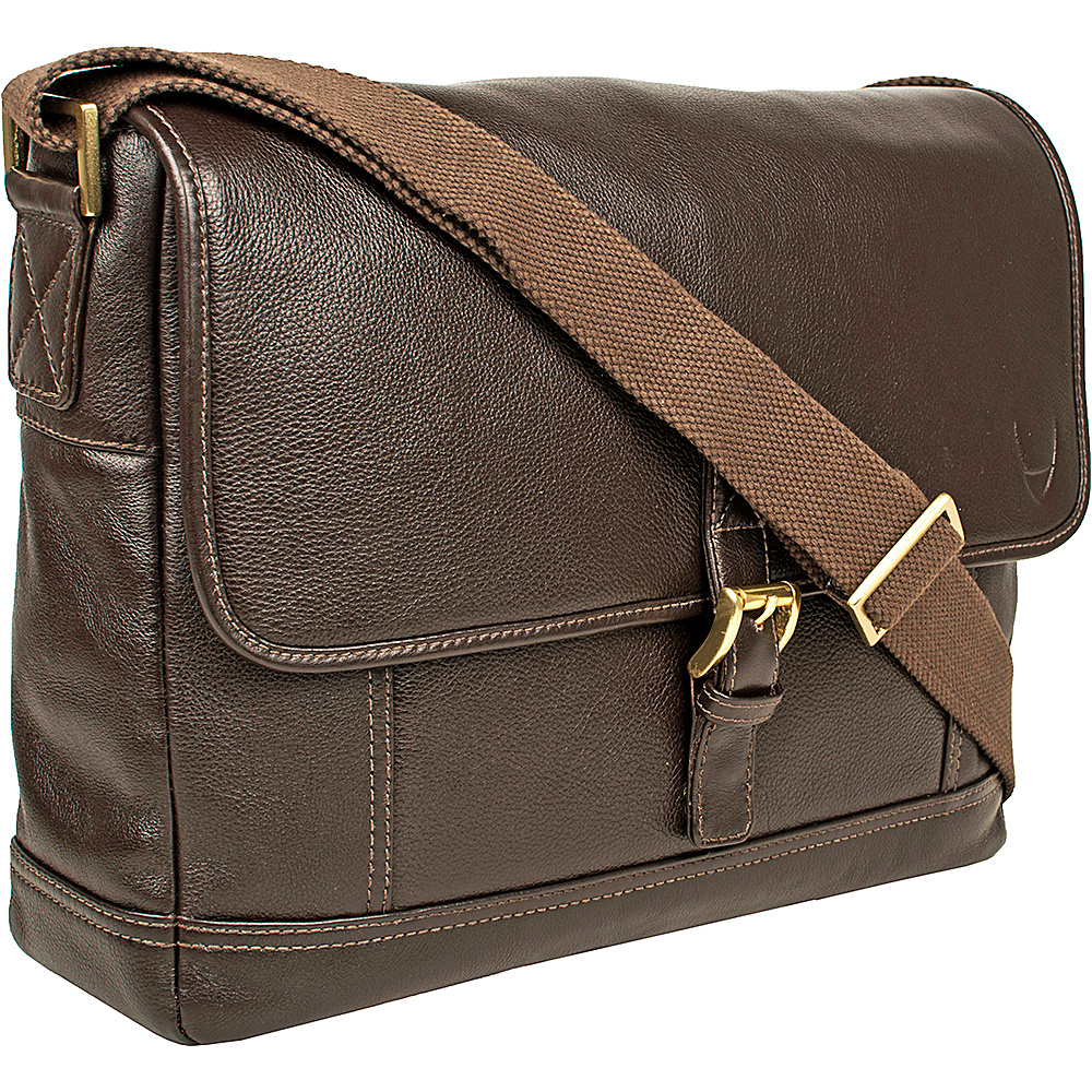 Hidesign Hunter Leather Messenger Brown Hidesign Messenger Bags