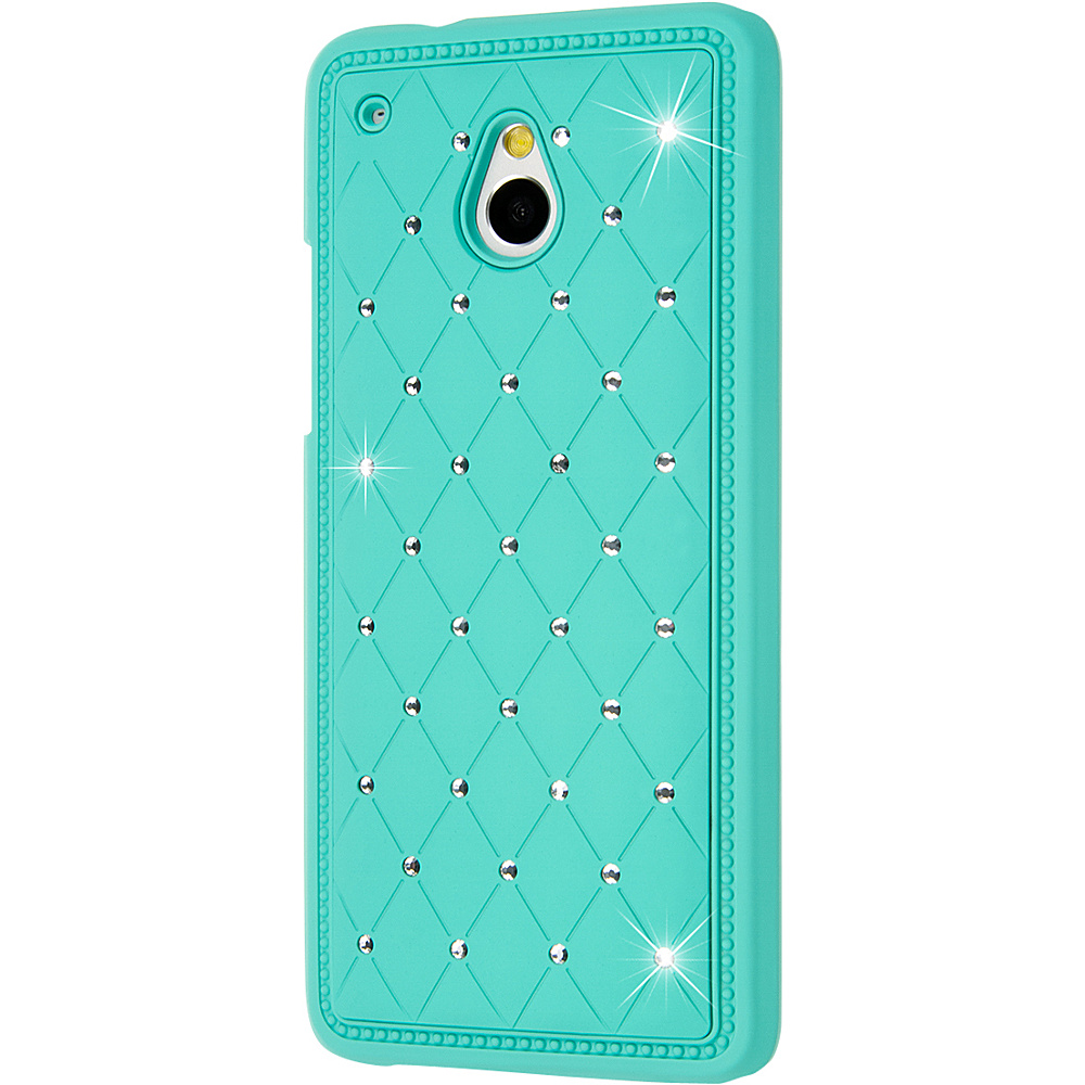 EMPIRE GLITZ Bling Accent Case for HTC One Mini M4 Mint EMPIRE Electronic Cases