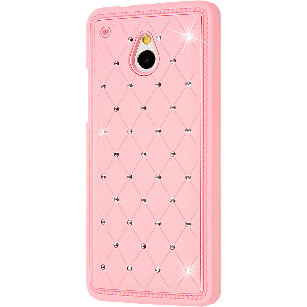 EMPIRE GLITZ Bling Accent Case for HTC One Mini M4 Pink EMPIRE Electronic Cases