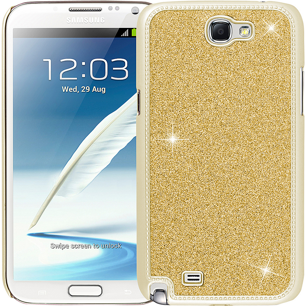 EMPIRE GLITZ Glitter Glam Case for Samsung Galaxy Note 2 Gold EMPIRE Electronic Cases