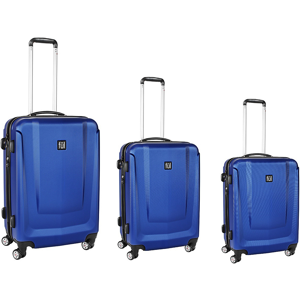 ful 3 Pieces Set Load Rider Luggage Cobalt ful Luggage Sets