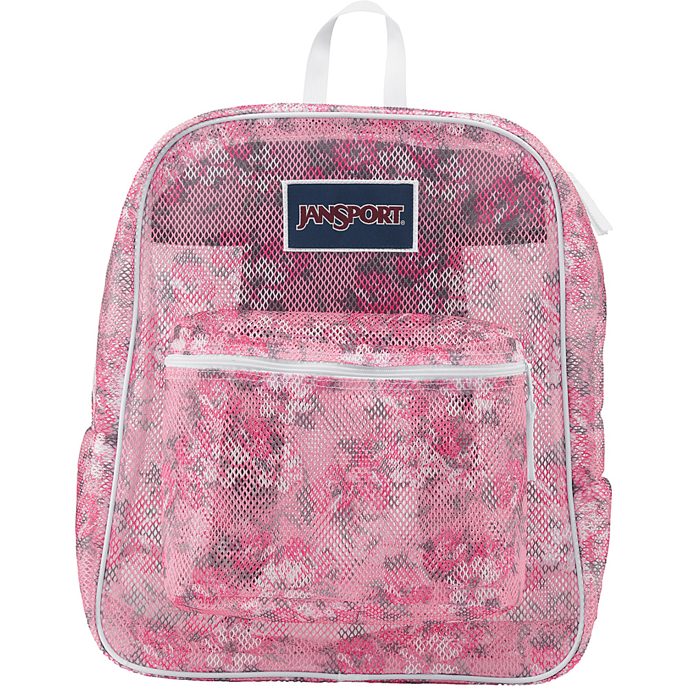 JanSport Mesh Pack Prism Pink Pretty Posey - JanSport Everyday Backpacks