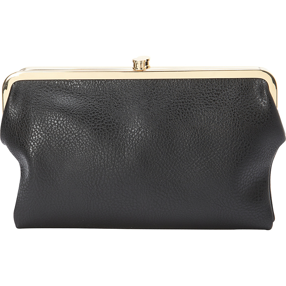 Ampere Creations The Perfect Clutch Black Ampere Creations Manmade Handbags