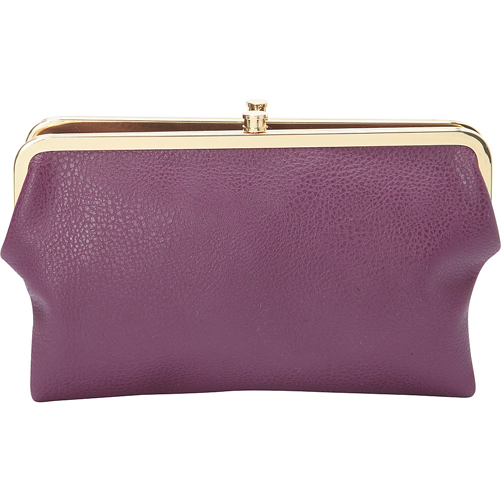 Ampere Creations The Perfect Clutch Purple Ampere Creations Manmade Handbags