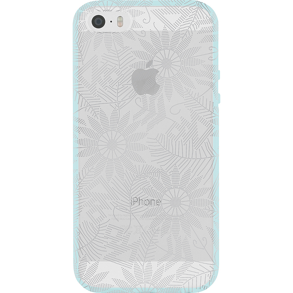 Incipio Design Series Beaded Daisy for iPhone 5 5s SE Silver Incipio Electronic Cases