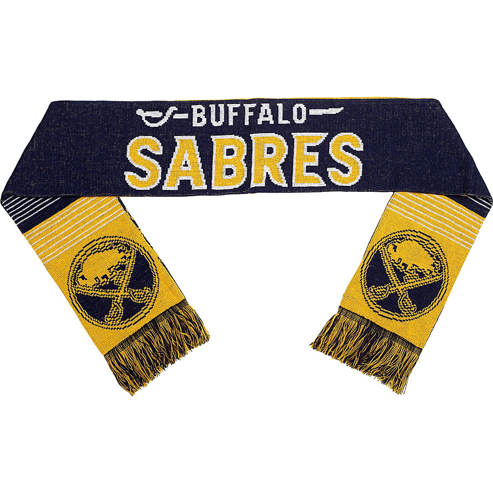 Forever Collectibles NHL Reversible Split Logo Scarf Blue Buffalo Sabres Forever Collectibles Scarves