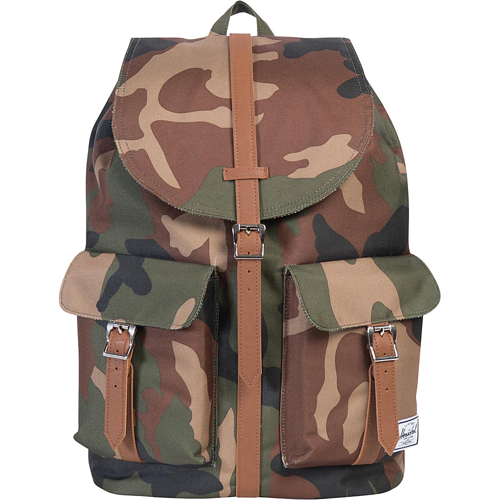 Herschel Supply Co. Dawson Large Backpack Woodland Camo Tan Synthetic Leather Herschel Supply Co. Business Laptop Backpacks