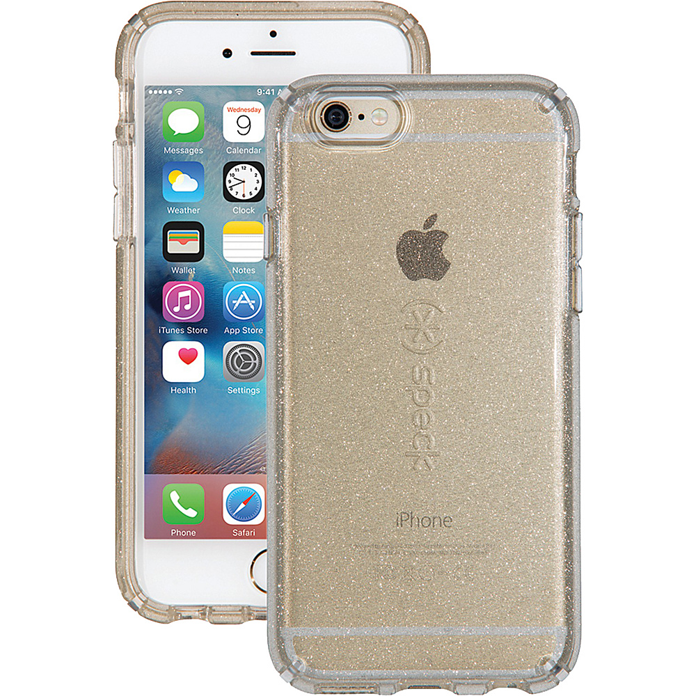 Speck IPhone 6 6s Candyshell Case Gold Glitter Clear Speck Electronic Cases