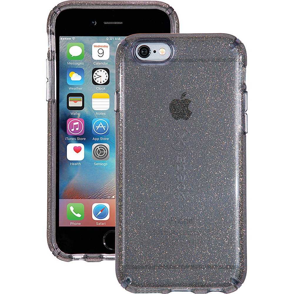 Speck IPhone 6 6s Candyshell Case Obsidian Gold Glitter Obsidian Speck Electronic Cases