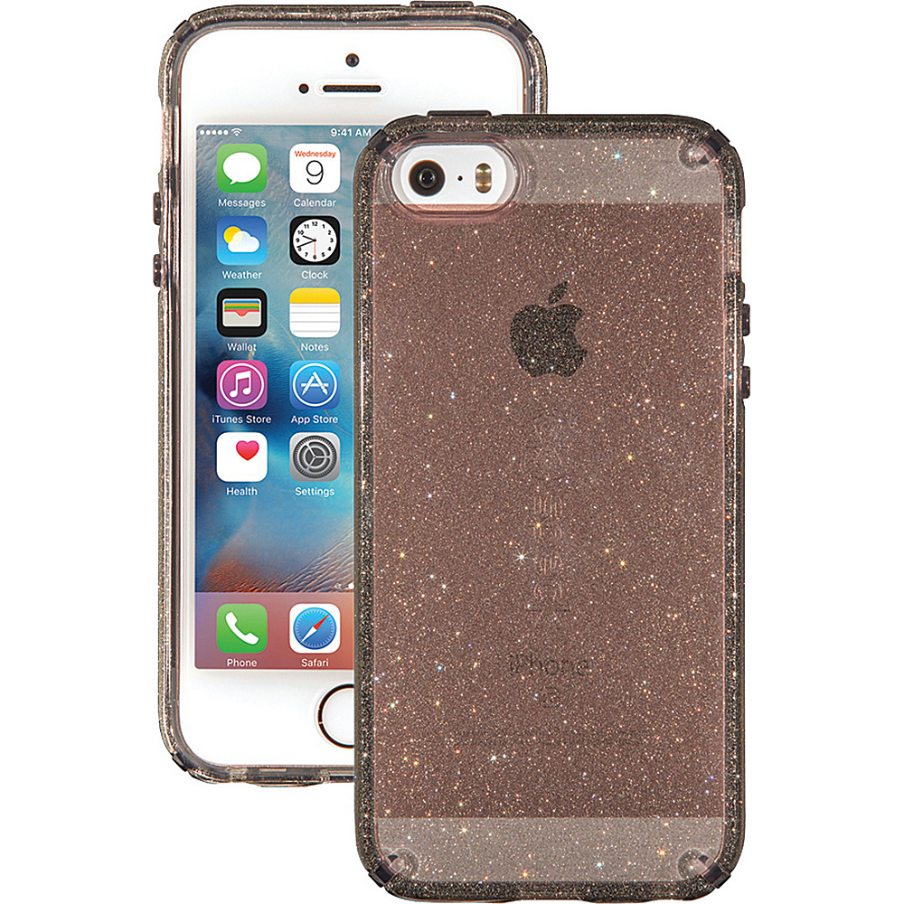 Speck IPhone 5 5s se Candyshell Obsidian Gold Glitter Obsidian Speck Electronic Cases