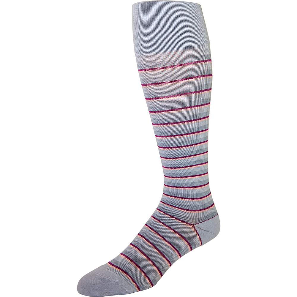 Rejuva Stripe Compression Socks Coral â Medium Rejuva Legwear Socks
