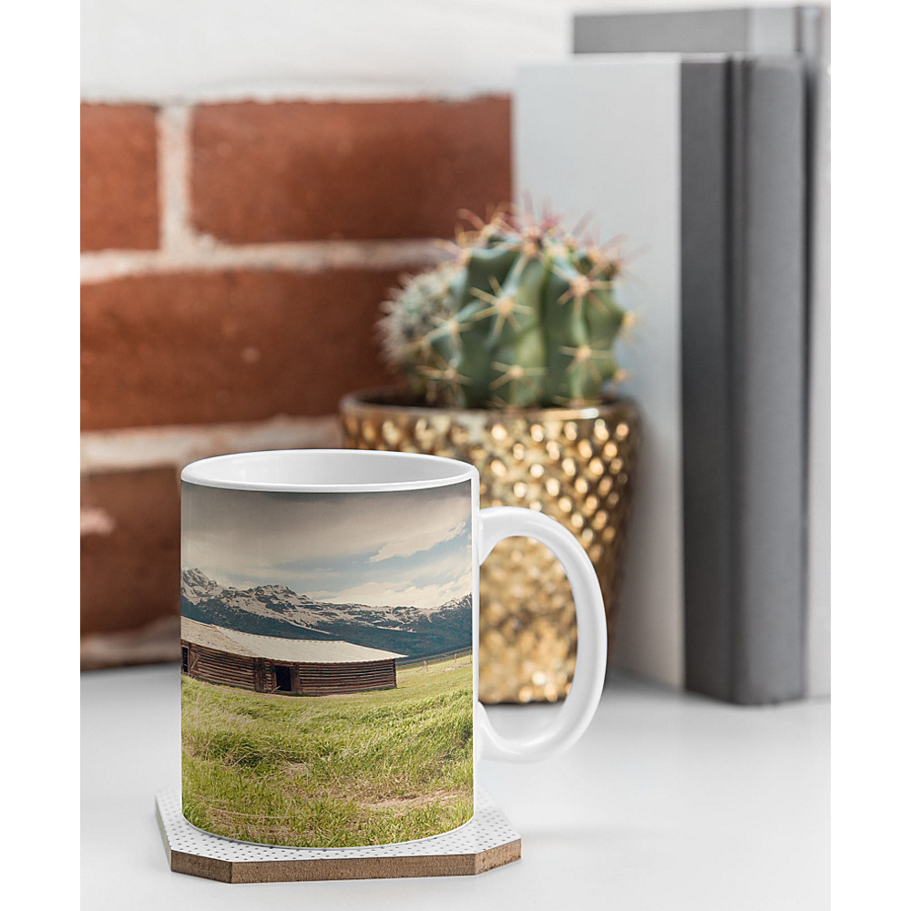 DENY Designs Catherine Mcdonald Coffee Mug Mountain Green Summer in the Tetons DENY Designs Outdoor Accessories