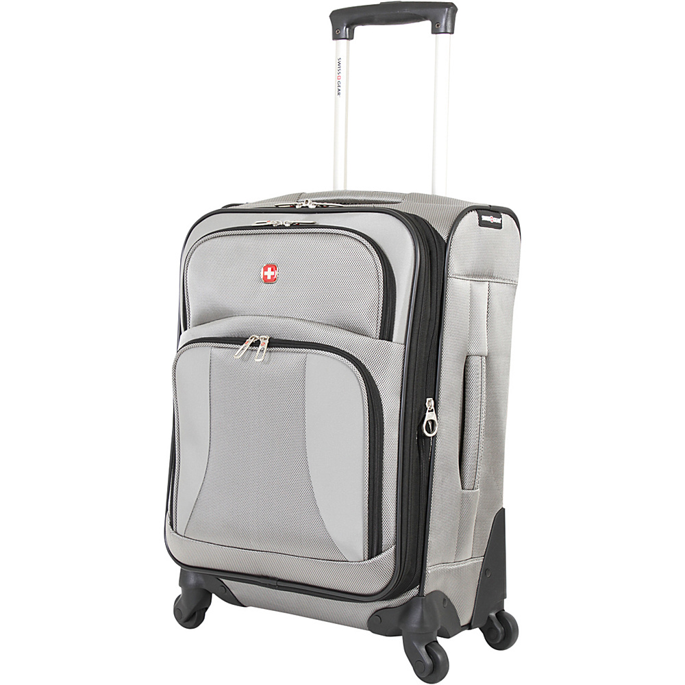 SwissGear Travel Gear 20 Spinner Pewter SwissGear Travel Gear Small Rolling Luggage