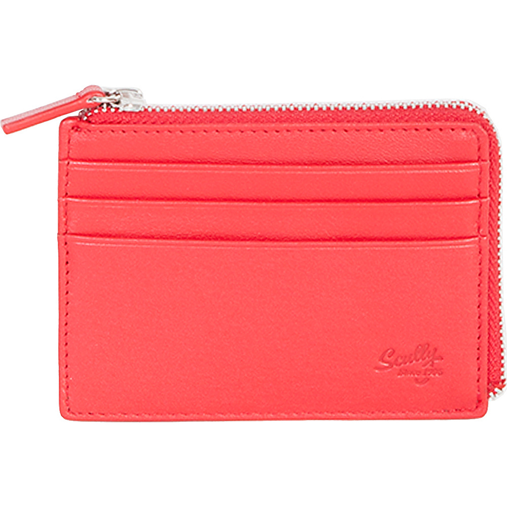 Scully Coin Card and Key Holder Red Scully Women s Wallets