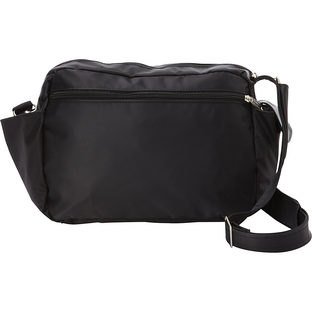 BeSafe by DayMakers RFID Smart Traveler 12 LX Shoulder Bag Black BeSafe by DayMakers Fabric Handbags