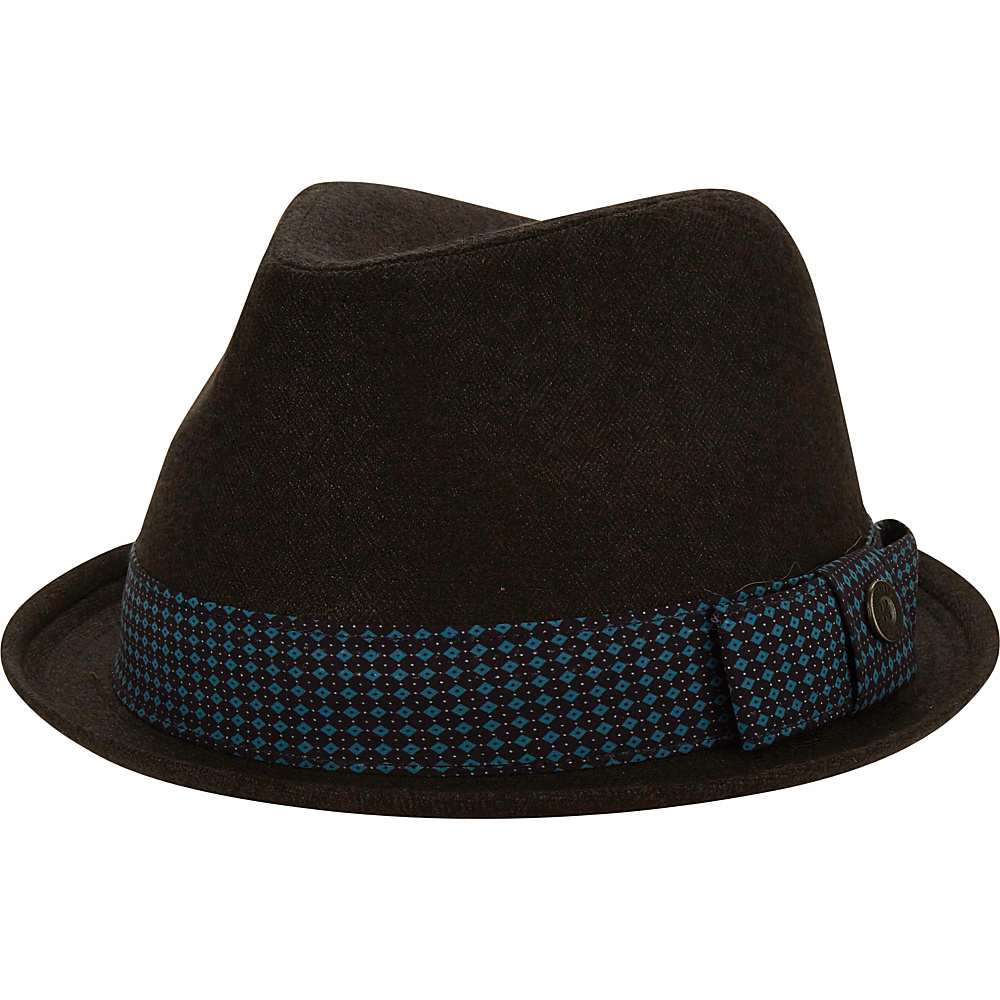 Ben Sherman Textured Trilby Hat Staples Navy L XL Ben Sherman Hats Gloves Scarves