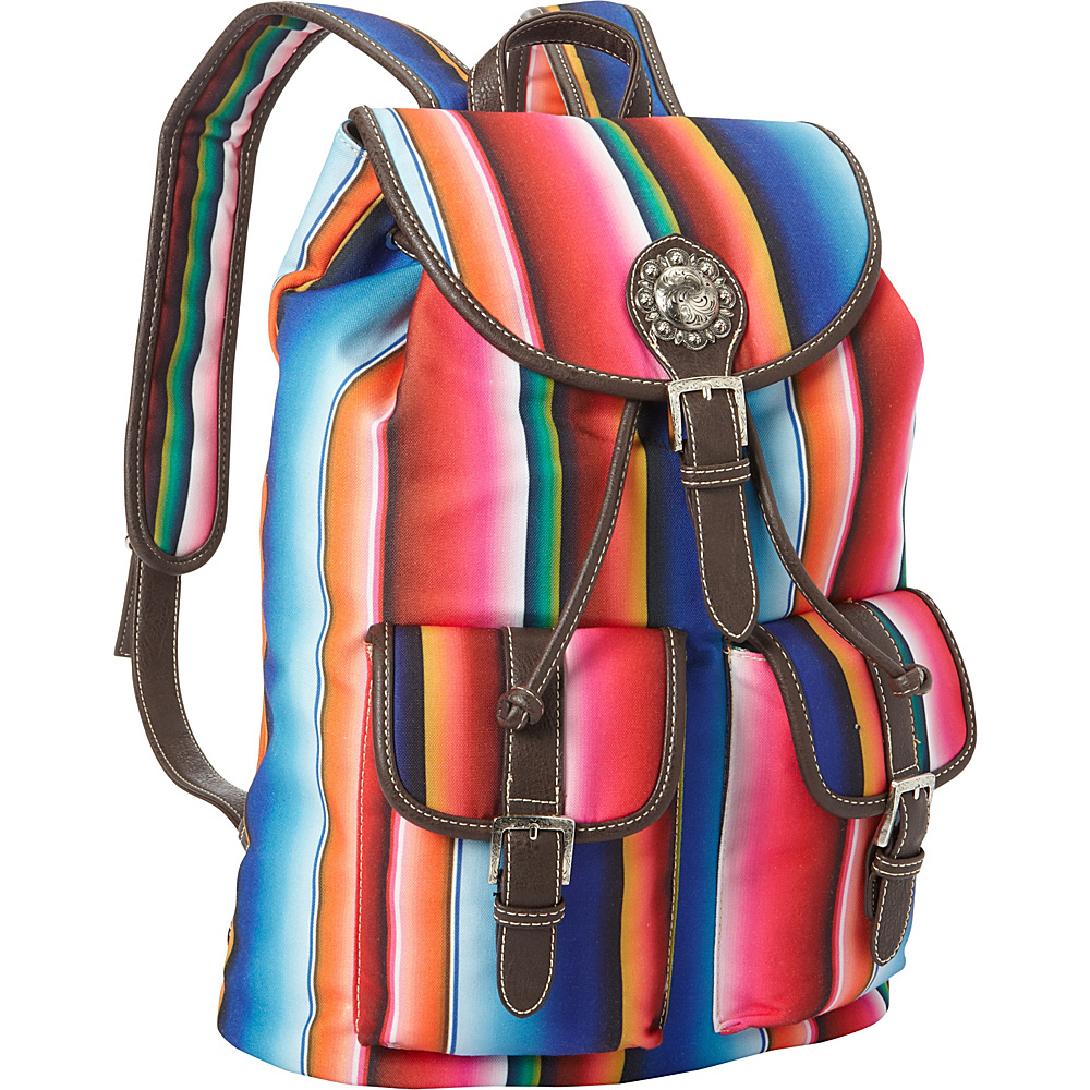 Montana West Serape Backpack Multi 2 Montana West Fabric Handbags