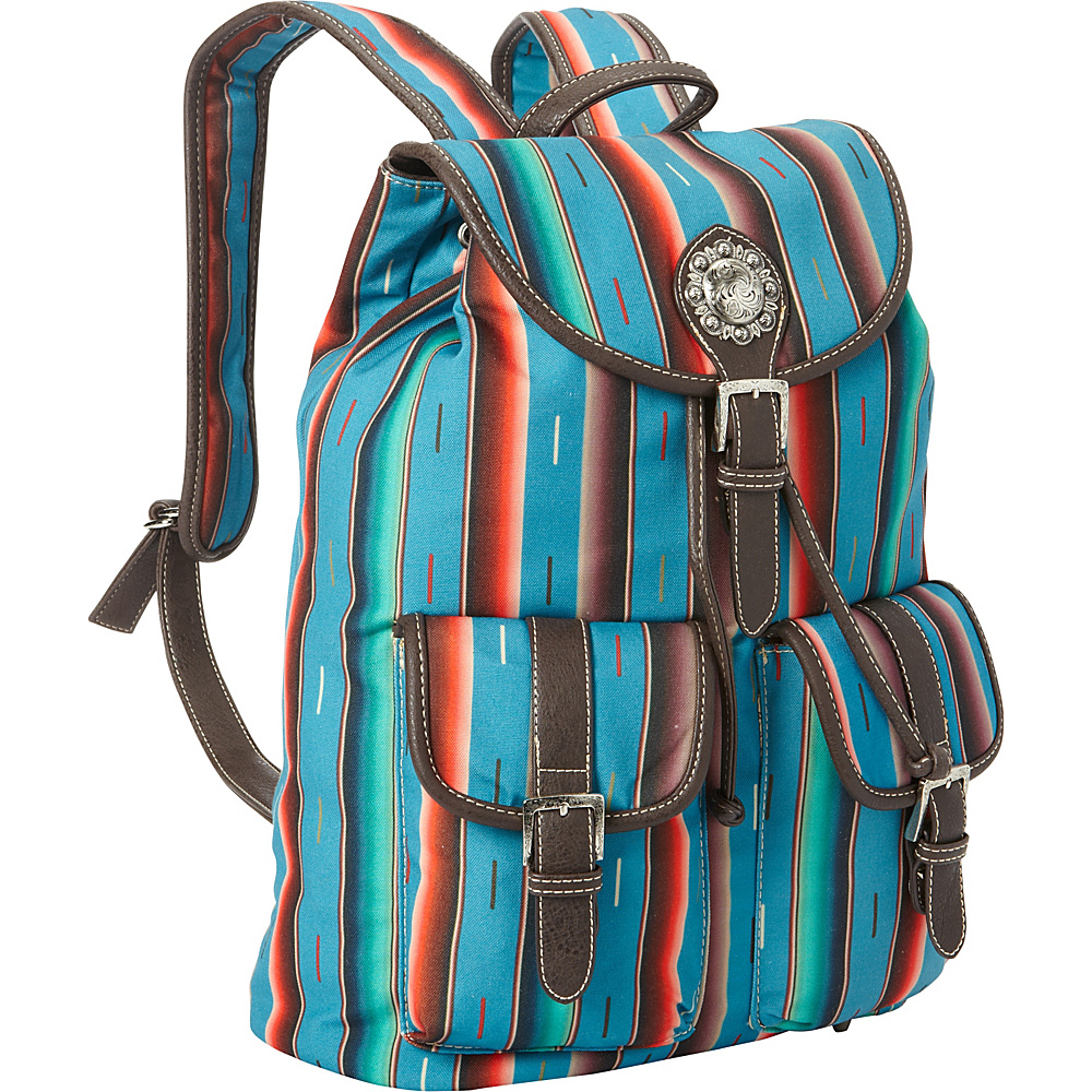Montana West Serape Backpack Turquoise Montana West Fabric Handbags