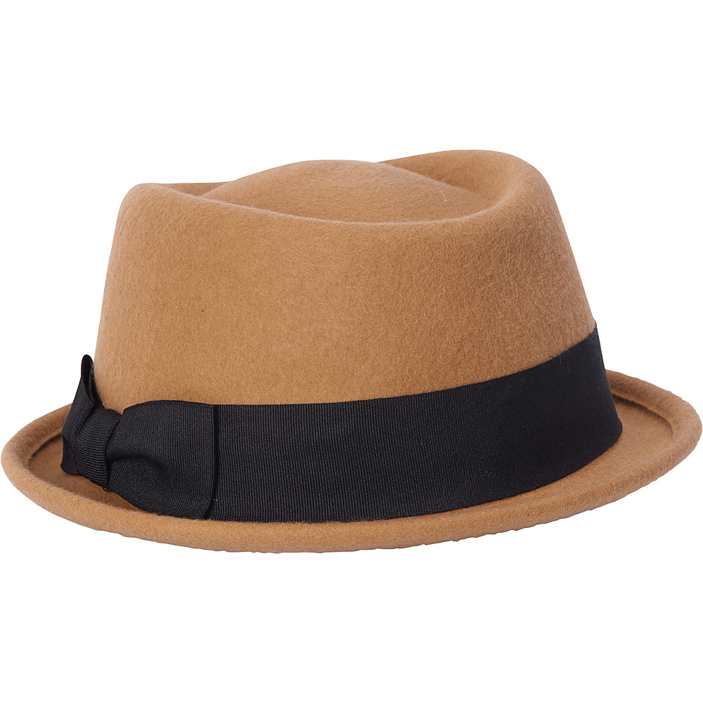 Adora Hats Wool Felt Gambler Hat Pecan Adora Hats Hats