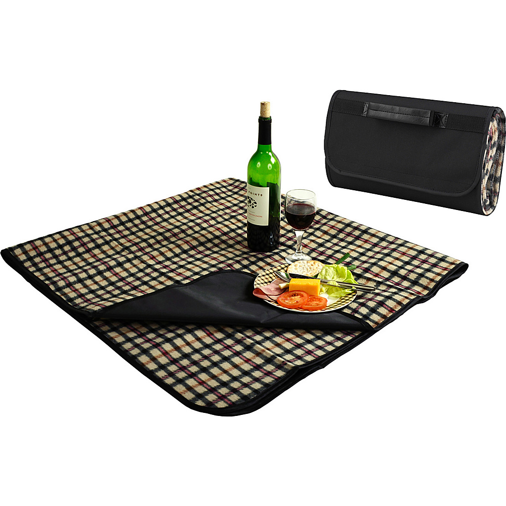 Picnic at Ascot Outdoor Picnic Blanket with Waterproof Backing 58 x 53 London Plaid Picnic at Ascot Outdoor Accessories