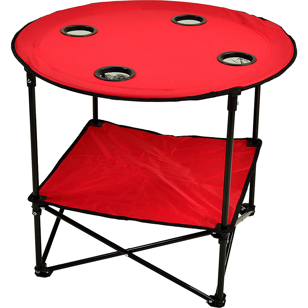 Picnic at Ascot Travel Folding Table for Picnics and Tailgating Red Picnic at Ascot Outdoor Accessories