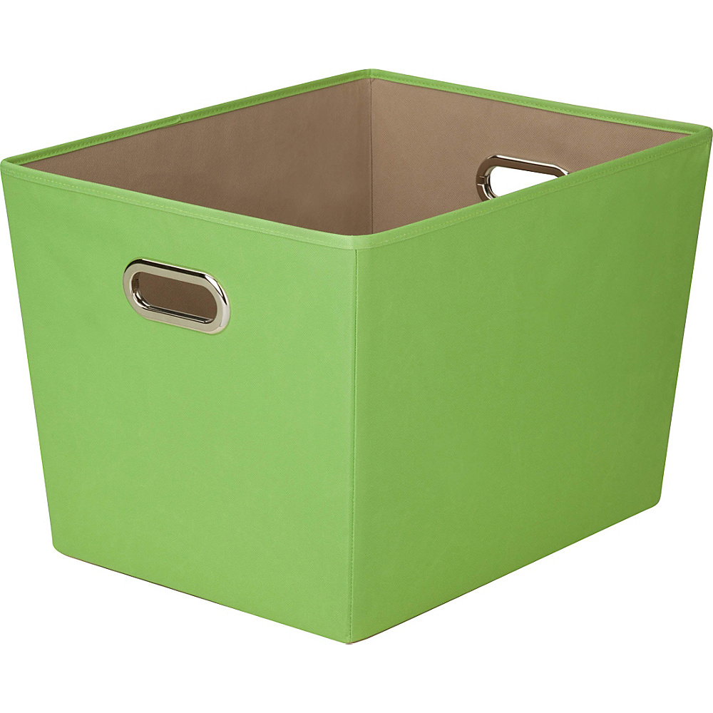 Honey Can Do Large Decorative Storage Bin with Handles green Honey Can Do All Purpose Totes