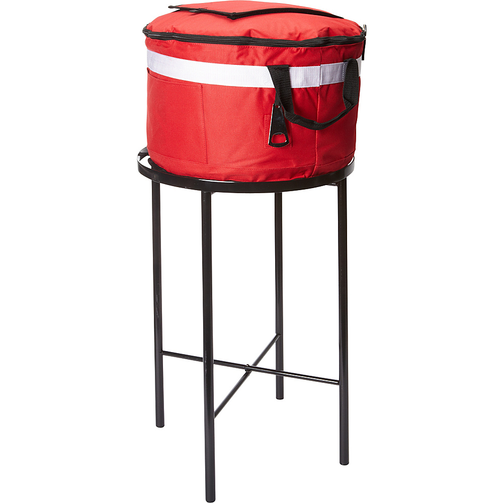 Bellino Cooler Tub with Stand Red Bellino Travel Coolers