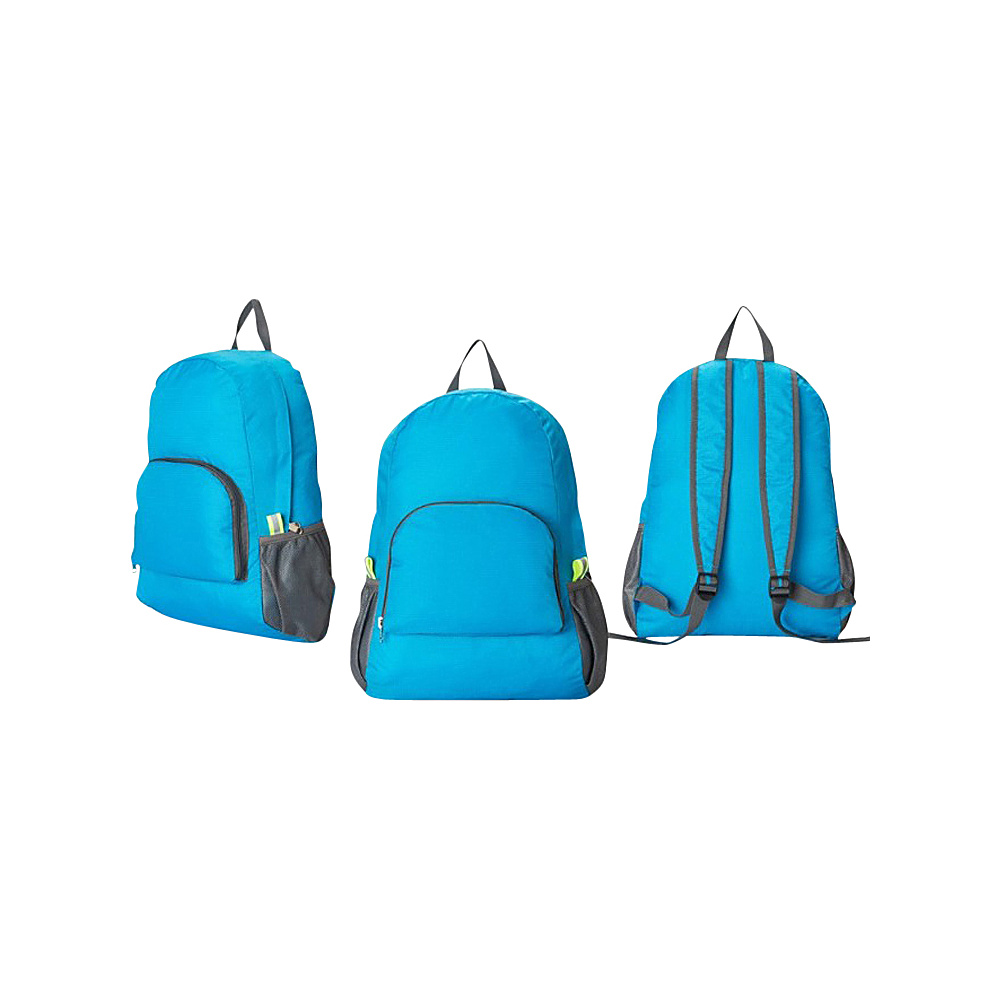 Koolulu Foldable Travel Backpack Blue Koolulu Everyday Backpacks