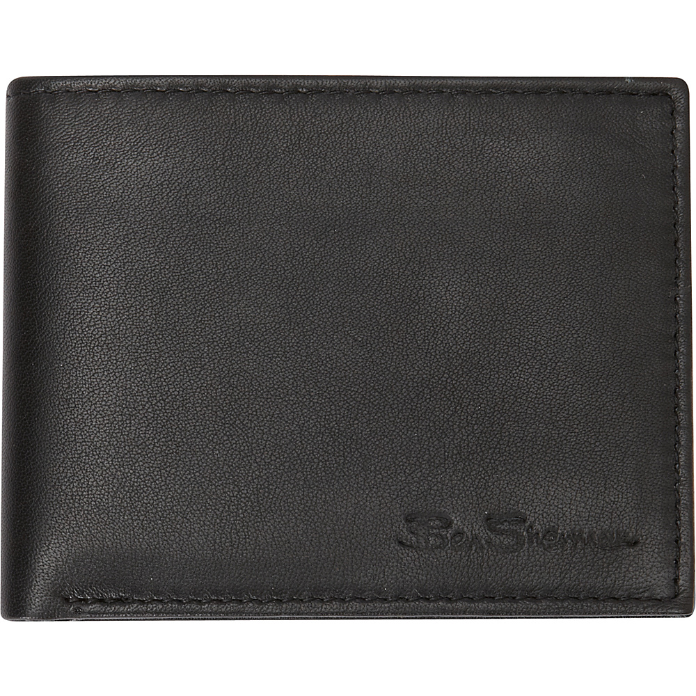 Ben Sherman Luggage Kensington Collection Leather Passcase Bi Fold Wallet Black Ben Sherman Luggage Men s Wallets