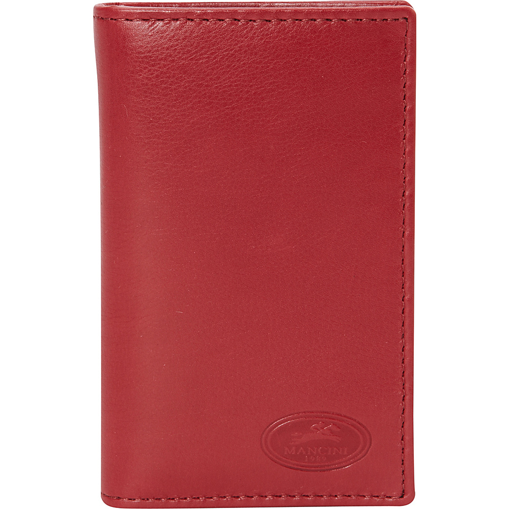 Mancini Leather Goods RFID Secure Mens Hipster Wallet Red Mancini Leather Goods Men s Wallets