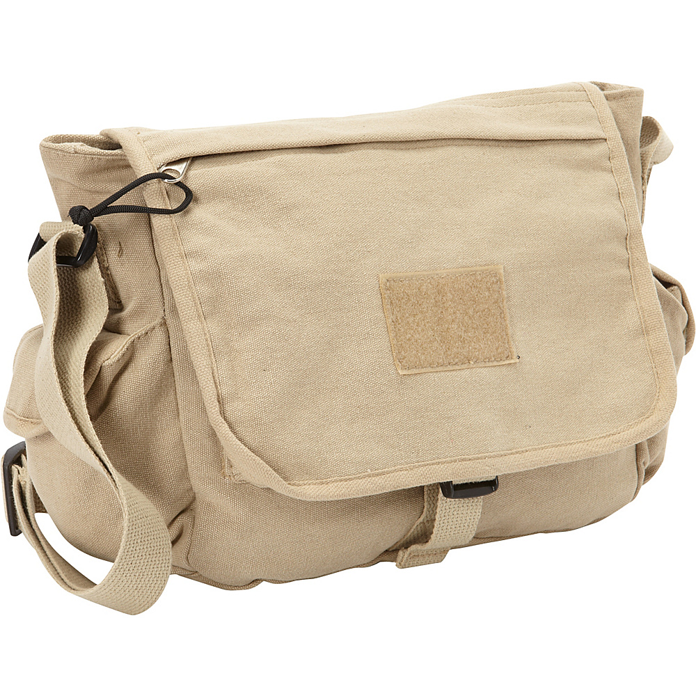 Fox Outdoor Retro Messenger Bag Khaki Fox Outdoor Messenger Bags