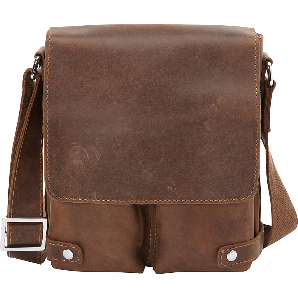 Vagabond Traveler Full Grain Leather Messenger Bag Vintage Brown Vagabond Traveler Other Men s Bags