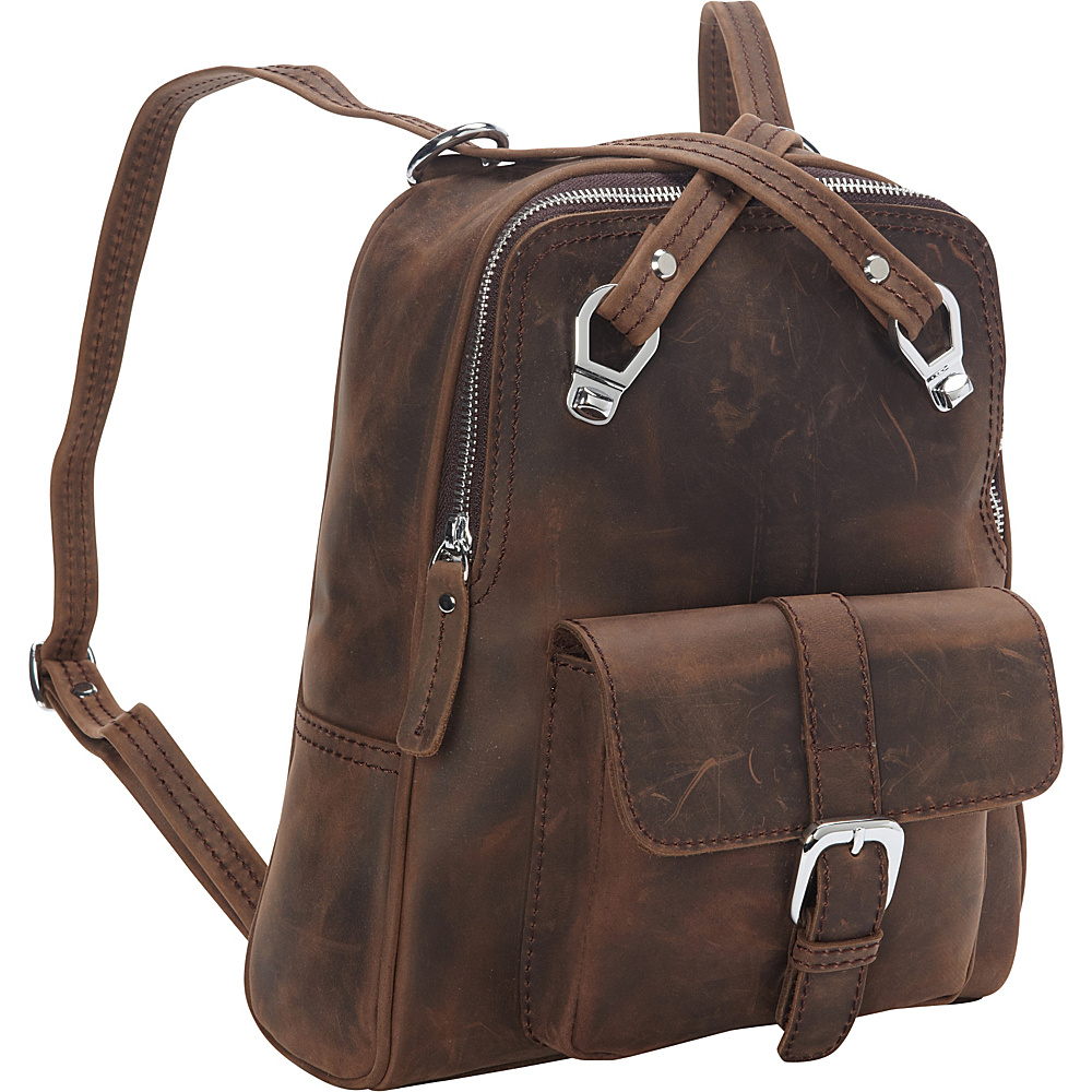 Vagabond Traveler Full Grain Cowhide Leather Backpack Distress Vagabond Traveler Everyday Backpacks