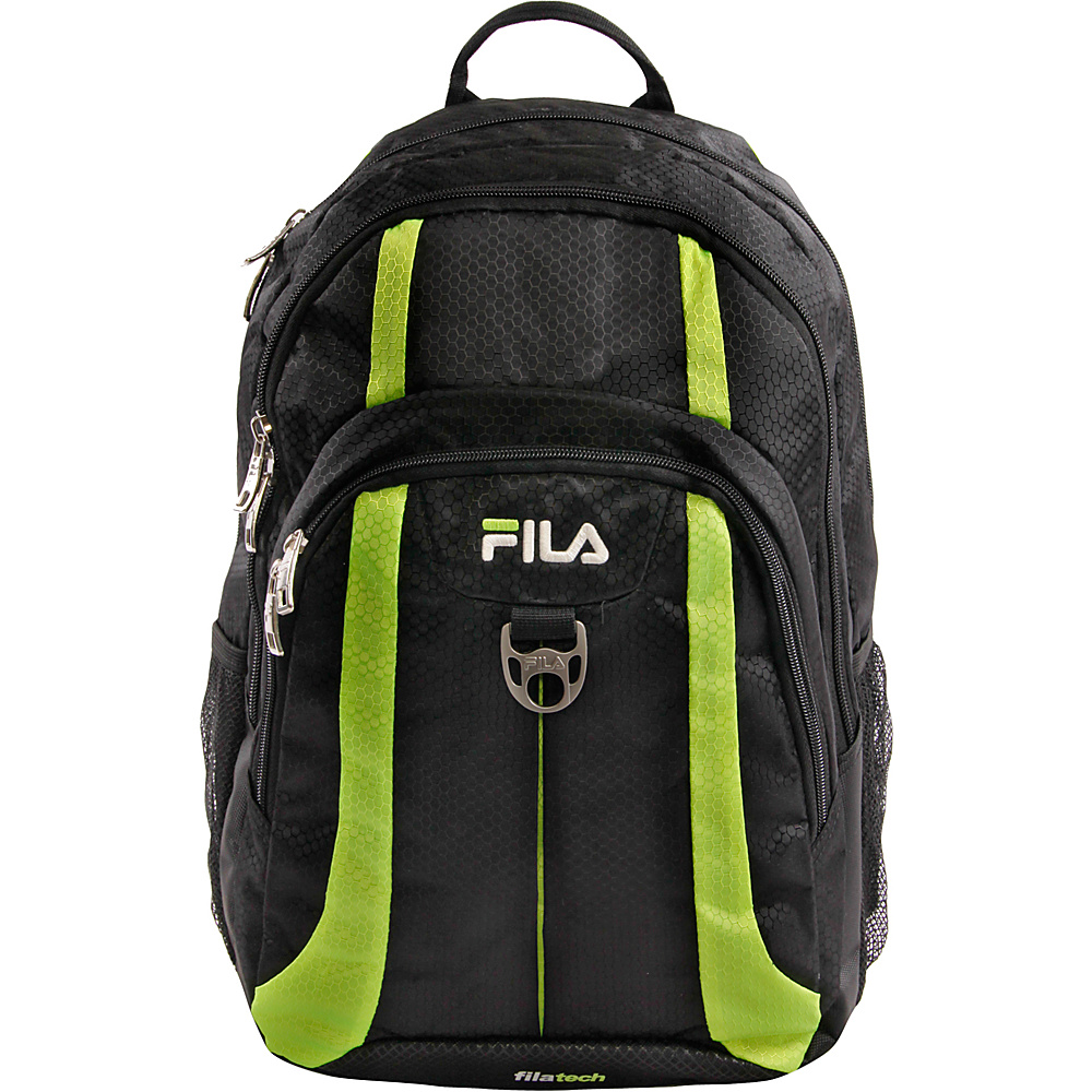 Fila Edge Tablet and Laptop Backpack Black Grey Fila Business Laptop Backpacks