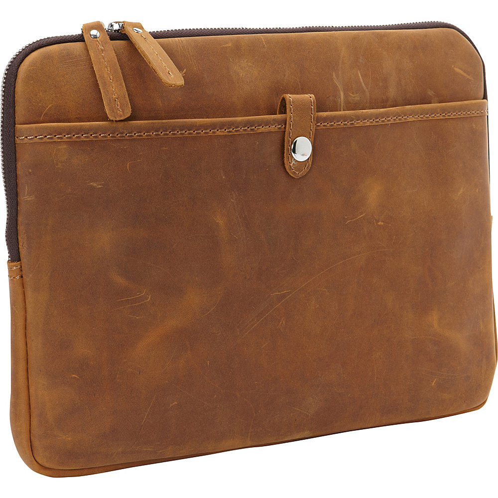 Vagabond Traveler 13 MacBook Pro Full Grain Leather Sleeve Vintage Brown Vagabond Traveler Electronic Cases