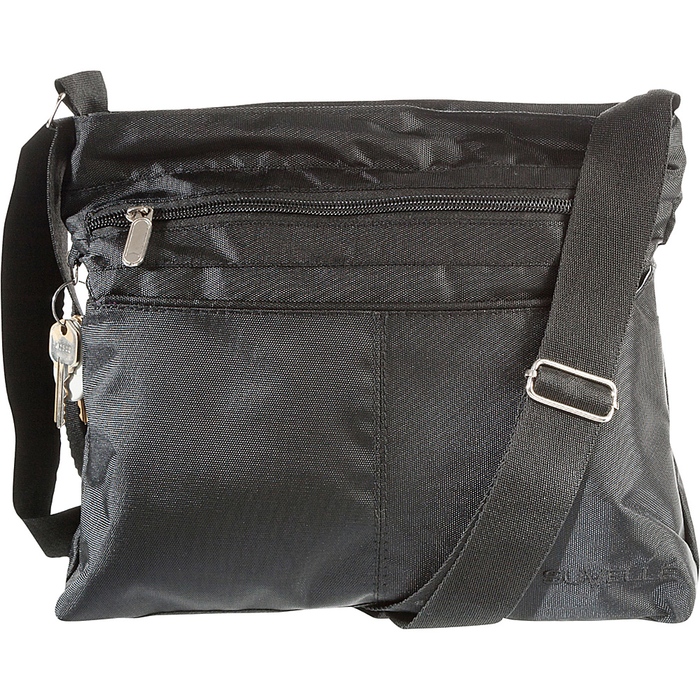 Suvelle Classic Travel Everyday Crossbody Bag Black Suvelle Fabric Handbags