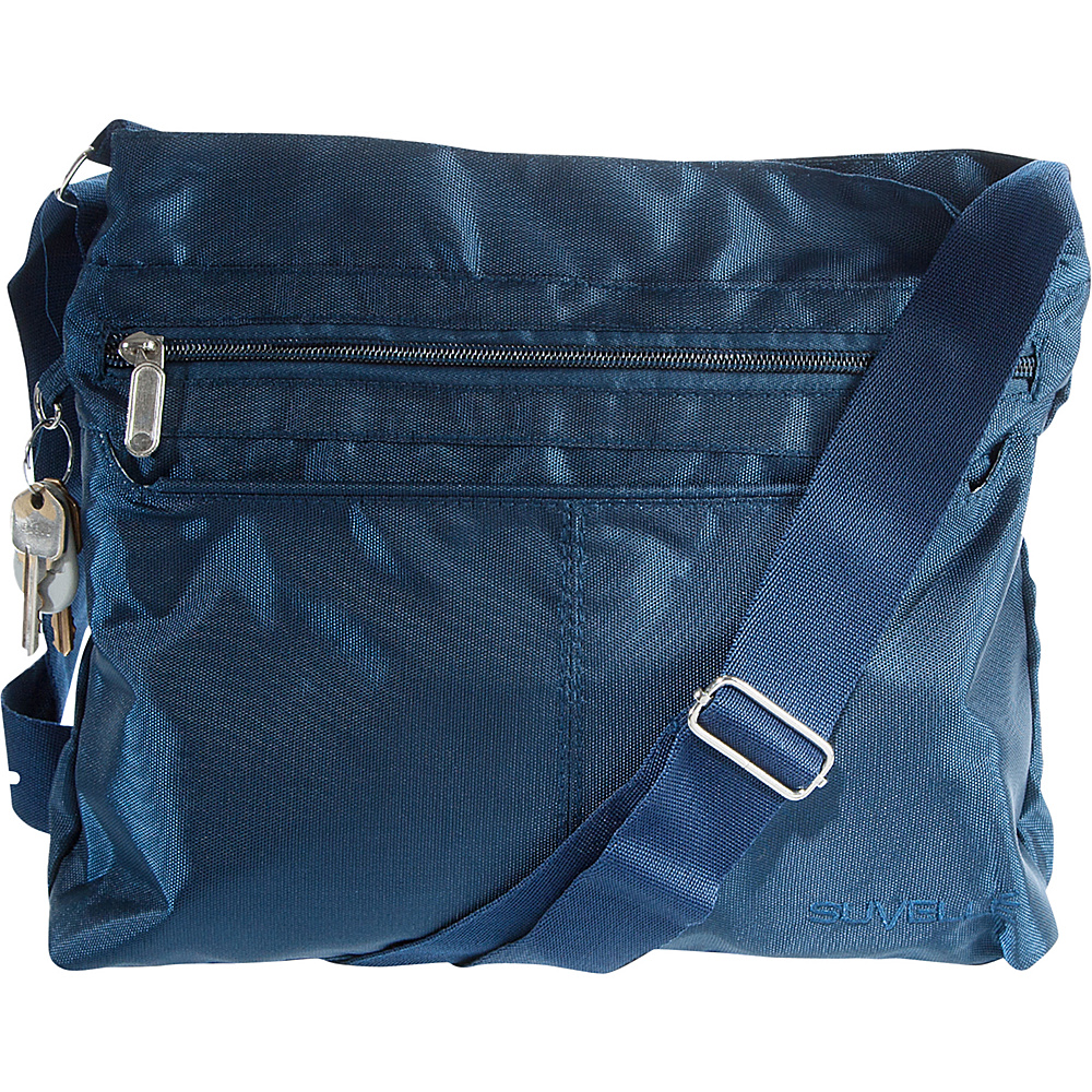 Suvelle Classic Travel Everyday Crossbody Bag Navy Suvelle Fabric Handbags
