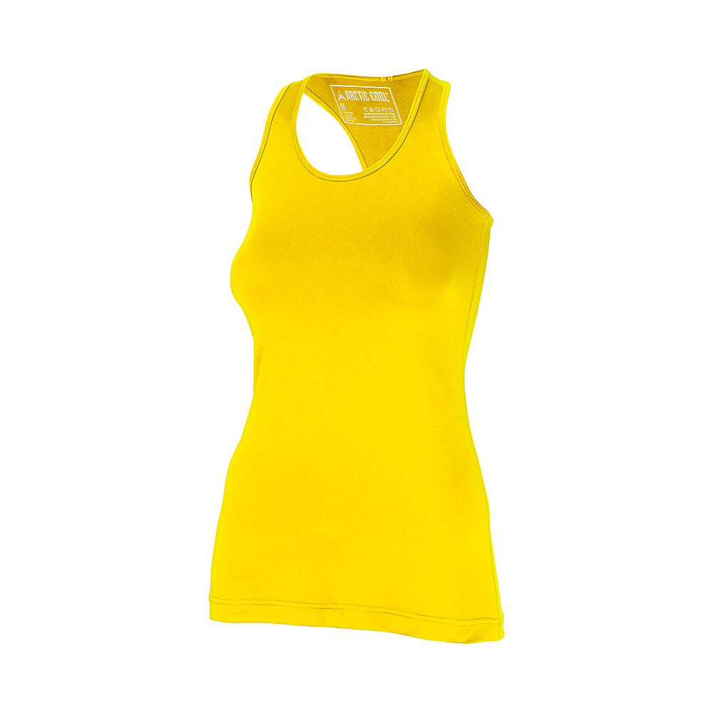 Arctic Cool Womens Instant Cooling Tank XL Yellow Arctic Cool Women s Apparel