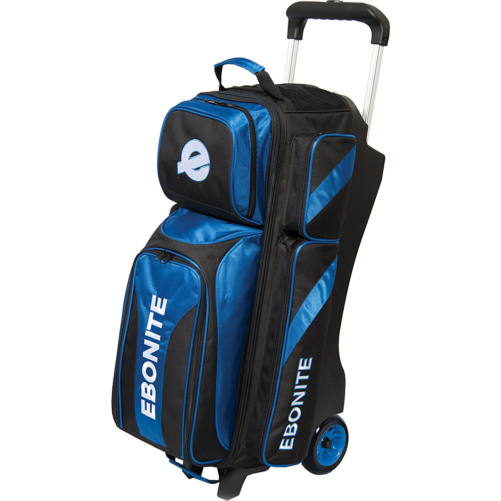 Ebonite Equinox Triple Roller Bowling Bag Blue Ebonite Bowling Bags