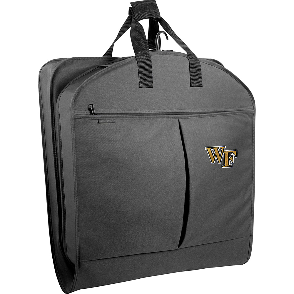 Wally Bags Wake Forest Demon Deacons 40 Suit Length Garment Bag with Pockets Grey Wally Bags Garment Bags