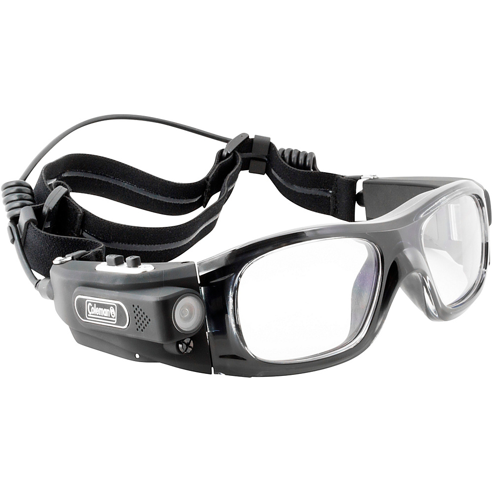 Coleman VisionHD 1080p HD 5.0 MP Wearable POV Sports Digital Camera Video Safety Goggles Black Coleman Wearable Technology