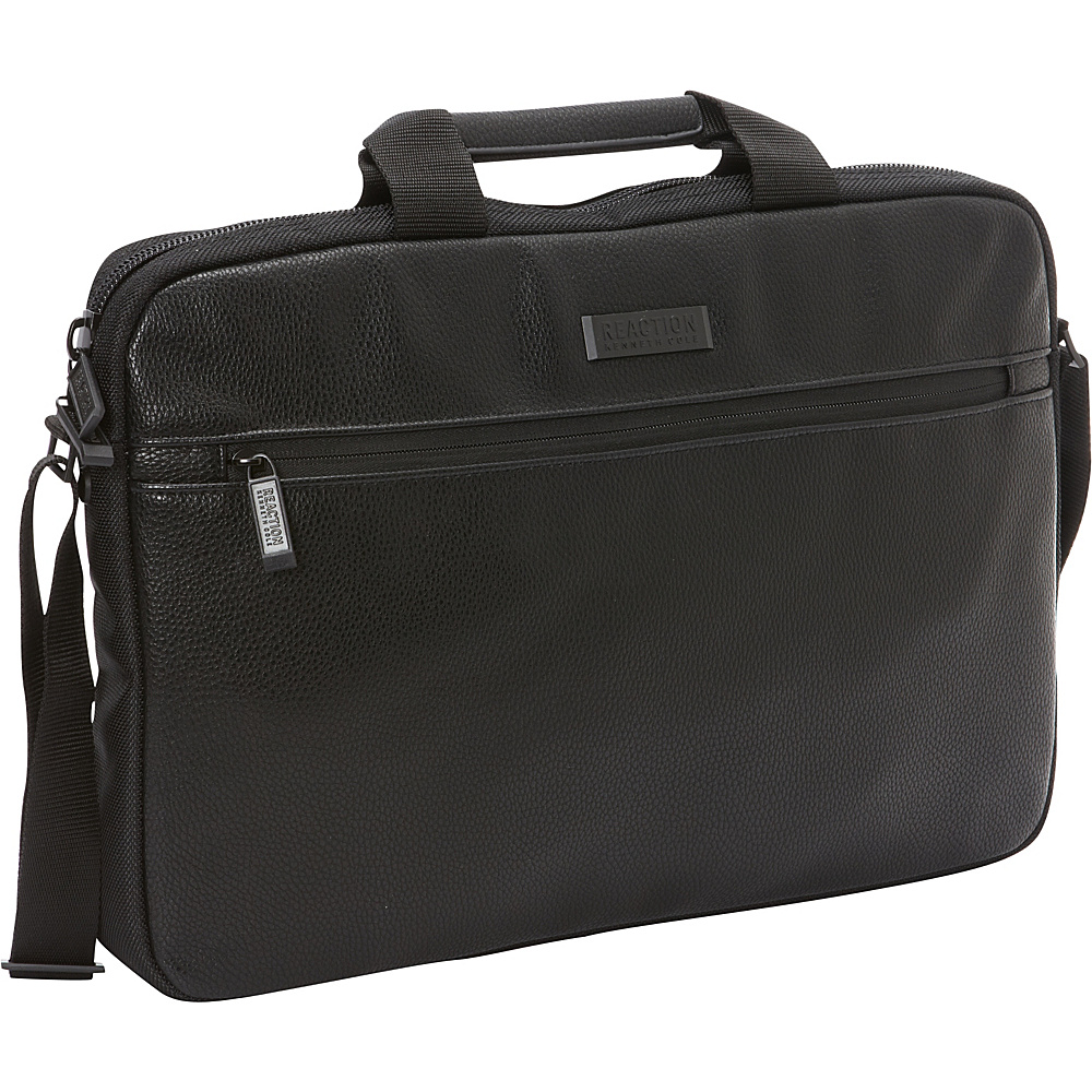 Kenneth Cole Reaction Port Term RFID Case Top Zip 17 Computer Case Black Kenneth Cole Reaction Non Wheeled Business Cases