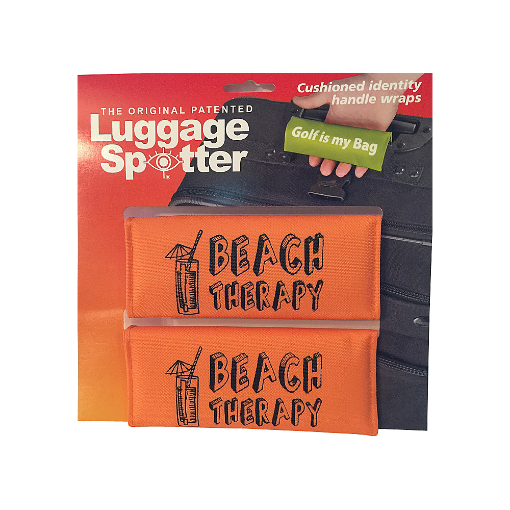 Luggage Spotters Beach Therapy Luggage Spotter Orange Luggage Spotters Luggage Accessories