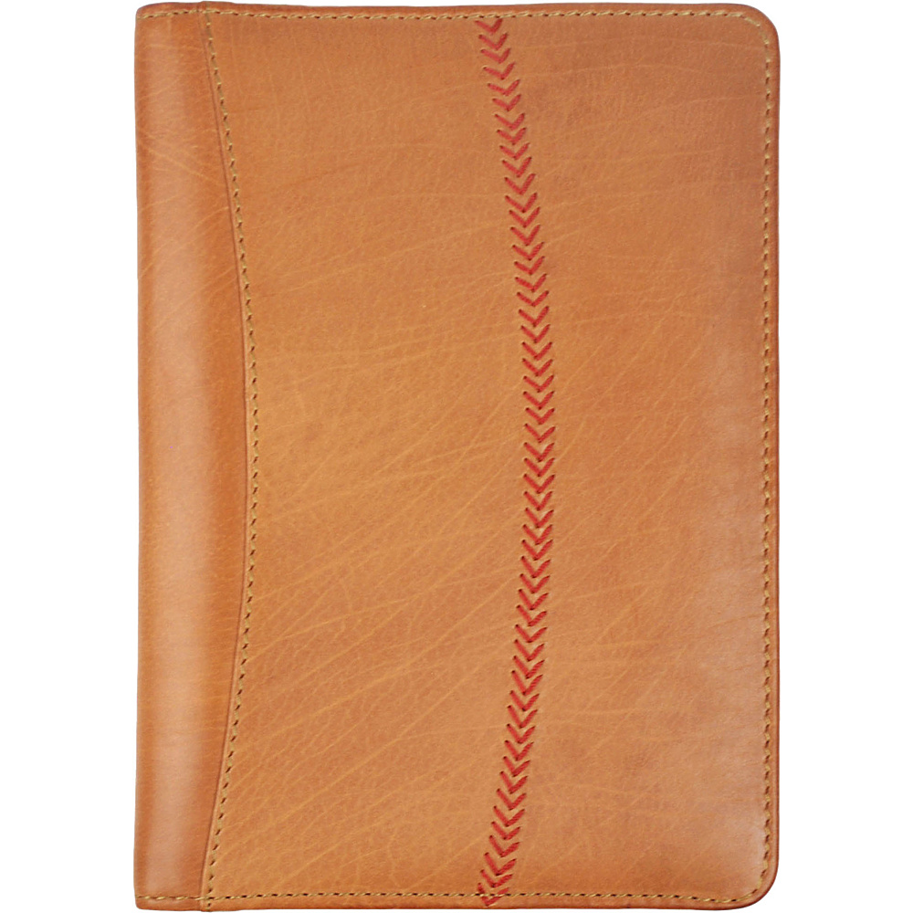 Rawlings Baseball Stitch Mini Padfolio Tablet Case Cognac Rawlings Business Accessories