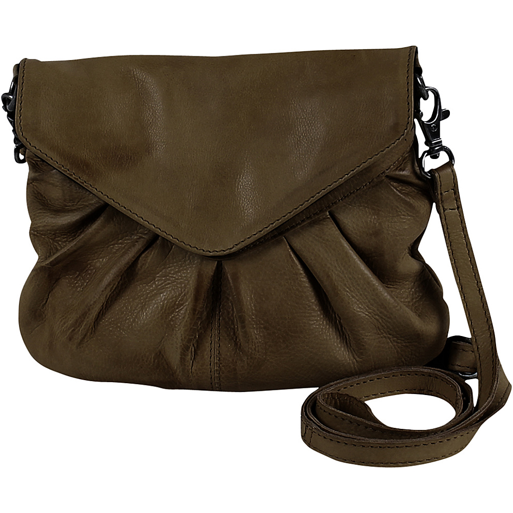 Day Mood Elderflower Crossbody Olive Day Mood Leather Handbags